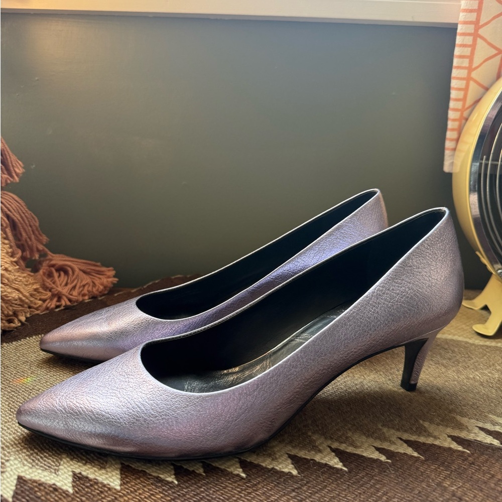 Dolce Vita Metallic Purple Kitten Heels - Size 10 EUC